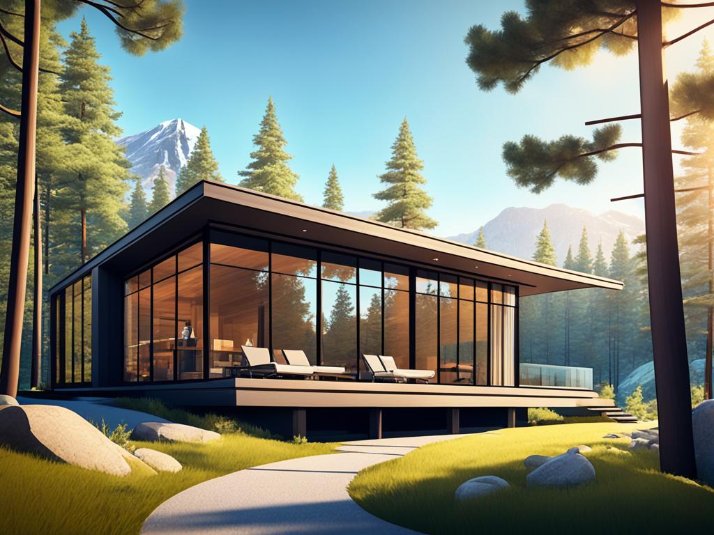 contemporary cabin homes