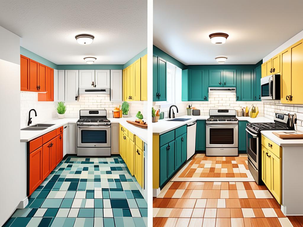 modular home renovation before and after